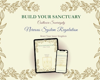 Nervous System Reset Planner – Somatic Therapy & Trauma Healing Journal | Castlecore Digital PDF