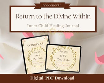 Goddesscore Inner Child Healing Journal, Reparenting Workbook (PDF)