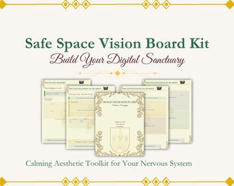 Castlecore Vision Board Kit – Calming Digital Sanctuary (PDF)