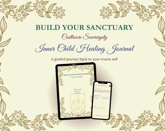 Inner Child Healing Journal – Trauma Recovery & Reparenting Workbook | Printable and Digital Planner PDF