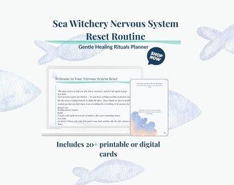 Nervous System Reset Routine – Daily Emotional Grounding Journal (Digital & Printable)