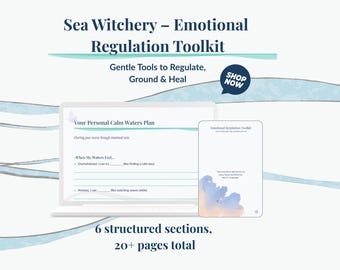 Emotional Regulation Toolkit – Coping Skills, Trackers & Breathwork (Digital PDF)
