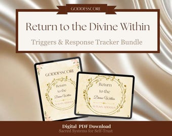 Triggers & Response Tracker Bundle | Nervous System Regulation Journal | Somatic Therapy Worksheets | Emotional Pattern Workbook