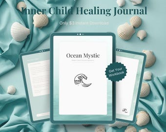 Inner Child Healing Journal | Trauma Healing Workbook | Self Love Shadow Work Prompts | Guided Therapy Journal | Mental Health Planner PDF