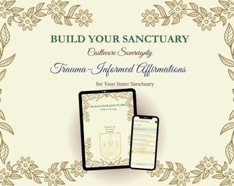 Trauma-Aware Affirmation Cards – Digital Mental Health Deck for PTSD Recovery & Self-Love
