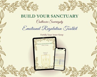 Mental Health Journal – Therapy Workbook & Printable Planner PDF | Castle Sanctuary Healing Toolkit