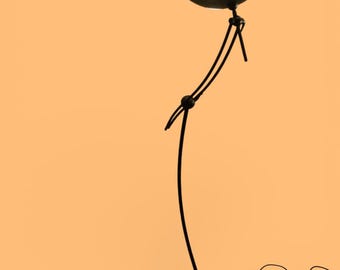 Lámpara de pie UFO de Luigi Colani: Diseño alemán de la era espacial de los años 70