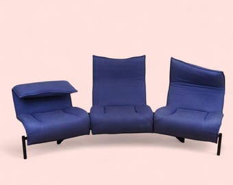 Cassina Veranda 3-zits modulaire bank | Een designicoon van Vico Magistretti