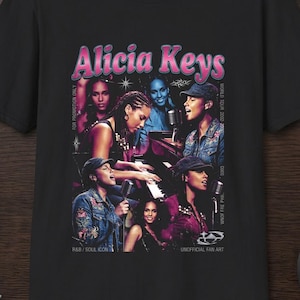 Alicia Keys Vintage T Shirt - Etsy