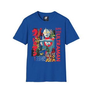 Ultraman Vintage Inspired Japanese Poster Unisex Softstyle Graphic Tee - Retro Tokusatsu Anime Shirt image 15