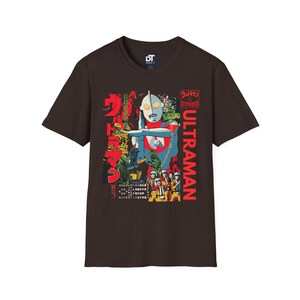 Ultraman Vintage Inspired Japanese Poster Unisex Softstyle Graphic Tee - Retro Tokusatsu Anime Shirt image 10