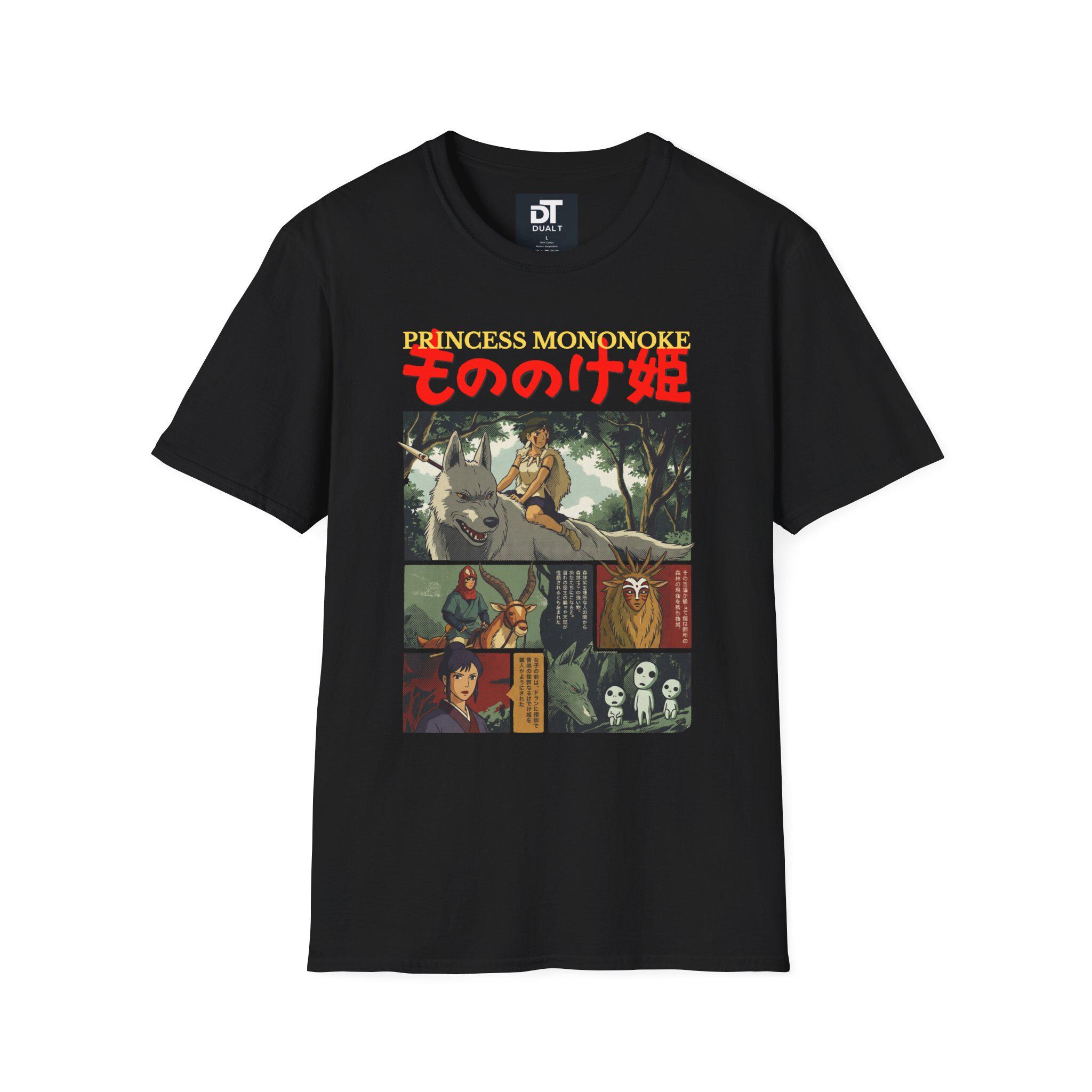 もののけ姫 ヴィンテージTシャツ L ジブリ princess mononoke Princess Mononoke Vintage Style Unisex Softstyle Graphic T-shirt