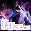 K-Pop Demon Hunters Temporary Tattoo Set – Rumi & Jinu Patterns | Birthday Party | HUNTR/X | Saja Boys | Halloween | Cosplay | Rumi Tattoos product logo
