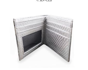 Python Argent Bifold Wallet For Man