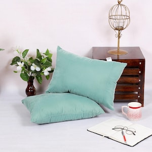 Cotton Velvet Lumbar Pillow, Designer Throw Pillow Cover, Windowpane Luxury Cushion Cover, Comfy Pillow Case in Desired Size and Color