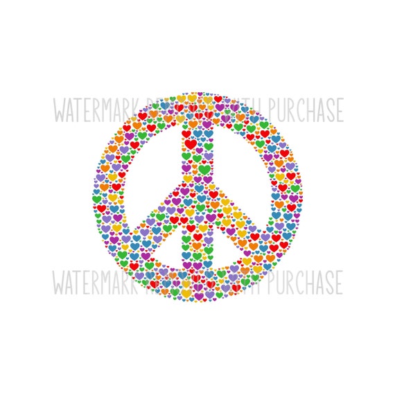 Adesivi Per Auto Floreali Flowerpower - Set Di 19 Pezzi Con Scritte Amore E Pace 06 Arcobaleno, Resistenti Alle Intemperie E Ai Raggi UV, Per Auto, Bicicletta, Finestre