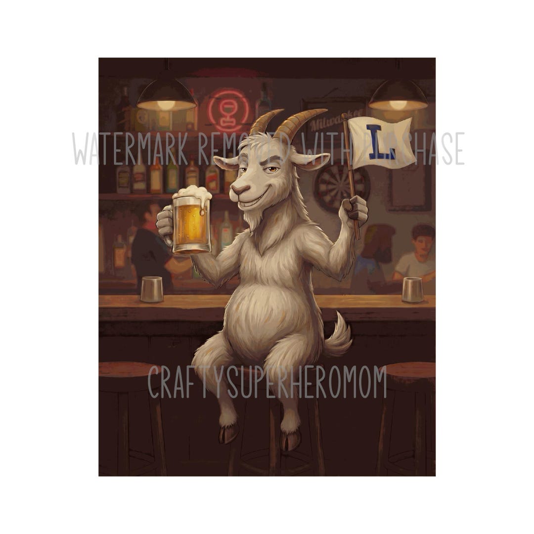 Goat L INSTANT Digital Download - Goat L Flag Graphic From the Year the ...