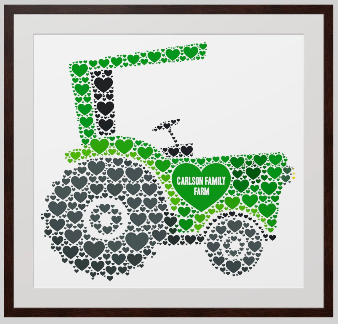 CUSTOM Digital Download TRACTOR Farm Equipment Add Family - Etsy