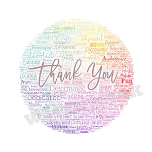 INSTANT Digital Download -  TEACHER Circle - Thank You Word Cloud Wordle svg pdf png jpg