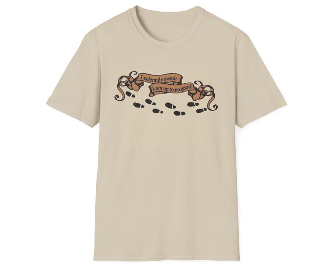 Mauraders Footprint T-Shirt - Unisex Graphic Tee, Perfect Gift for Family, Birthday Celebration, Unique Style