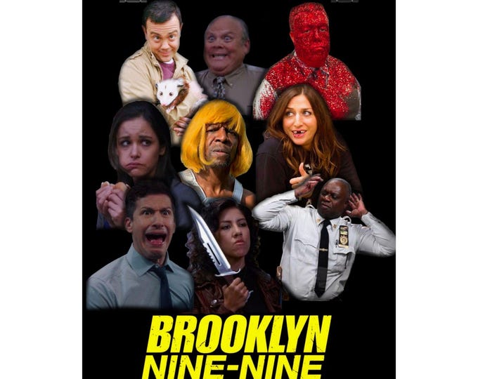 Brooklyn Nine-Nine Matte Vertical Posters - Wall Art, Digital Prints, TV Show Decor, Gift for Fans, Humor Decor