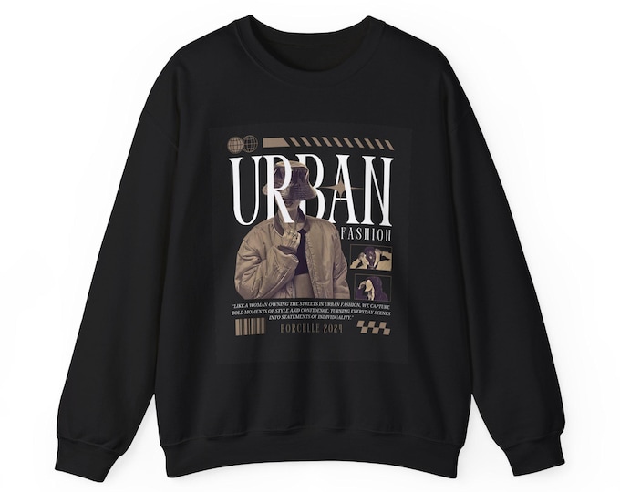 Urban Fashion Unisex Sweatshirt, Trendy Crewneck for Streetwear Lovers, Stylish Gift for Fashion Enthusiasts, Perfect for Casual [...]