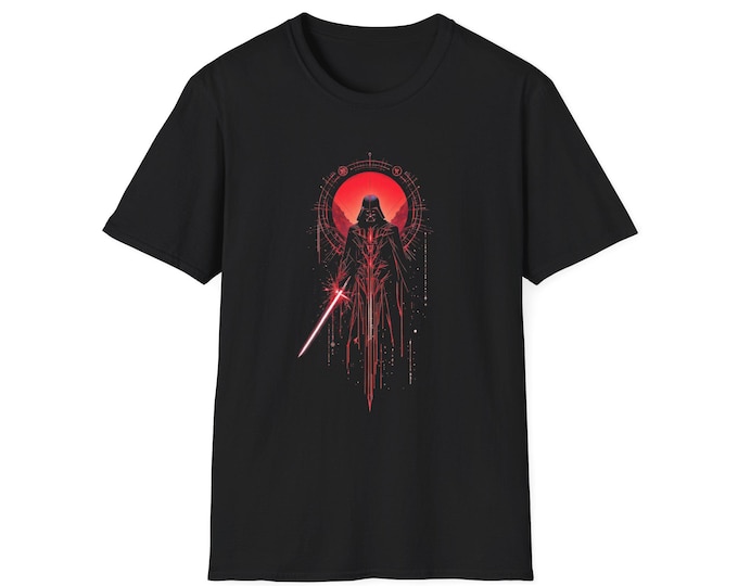Star Wars Unisex Graphic Tee, Sci-Fi T-Shirt for Fans, Retro Style Outfit, Gift for Dad, Movie Night Apparel, Comic Con Fashion
