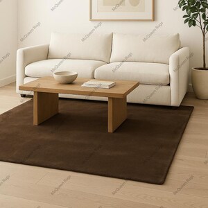Handgetuft tapijt effen bruine wol karpetten voor woonkamer slaapkamer keuken kinderkamer hal kantoor 5x8 6x9 8x10 9x12 10x14 custom tapijt