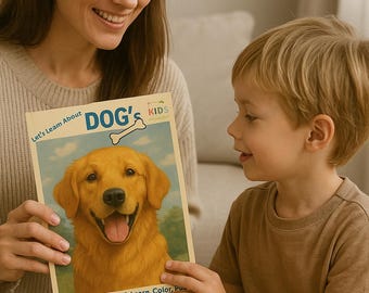 Libro para colorear de perros para niños: Aprende y juega - Descargar PDF