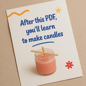 How to Make Candles at Home | Candle Making Instructions | Digital Download PDF