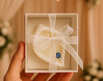 Personalized Seashell Candle Favors
