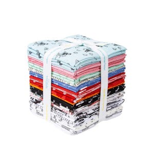 Press On Fat Quarter Bundle 31 Pc | Ready to Ship | Gift Set for Quilter | FQ-15250-31 | J. Wecker Frisch | Press On Fabric Collection | RBD
