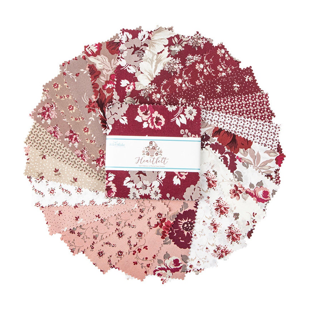 Riley Blake Heartfelt 5 Stacker Bundle Heartfelt Charm - Etsy