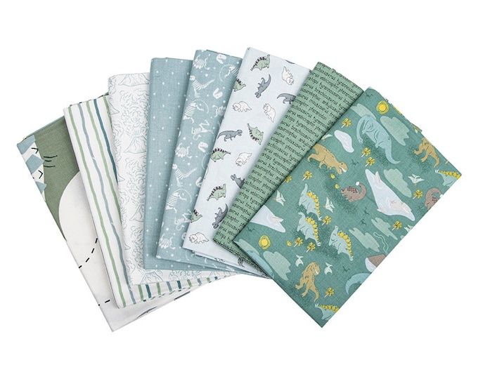 Riley Blake Design Roar 7 Yard Bundle Plus Pillow Panel Dinosaur Quilt