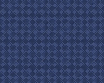 Riley Blake Designs Come Let Us Adore Him Tonal Navy Cotton Fabric (sold by the 1/2 Yard) | Navy Tone on Tone Quilting Fabric | C16313-Navy