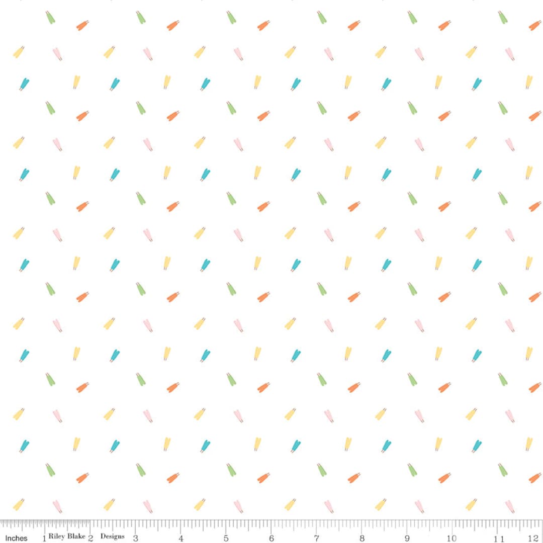 Riley Blake Designs Hush Hush 3 Popsicles on Parade Cotton Fabric (sold ...