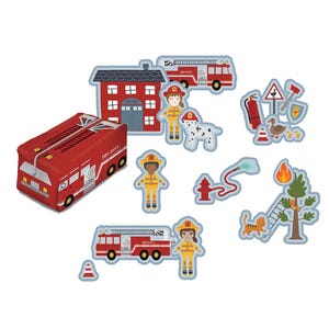 It Takes a Village Felt Panel Craft Kit | Transportation Toy Set | Firefighter | Quiet Book Kit | Busy Book | Ambulance | Police Officer