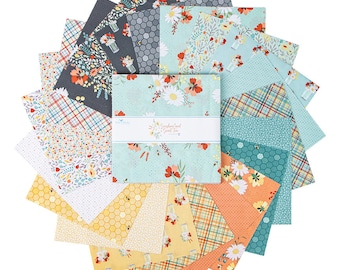 Sunshine and Sweet Tea 10" Stacker | Amanda Castor | Riley Blake Designs | Material Girl Quilts | Layer Cake | Christmas Gift for Quilter