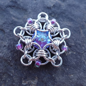 Star Flower Chainmaille Fangen Tutorial