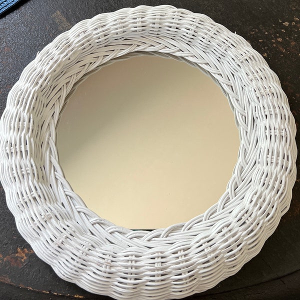 Wicker Mirror Etsy