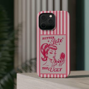 Vintage cute pink Phone Case