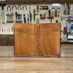 Portafoglio compatto in pelle – Personalizzabile e fatto a mano – Slim wallet uomo/donna Made in Italy
