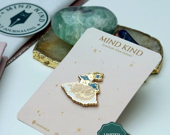 Geht nicht. Nickerchen. Katze Emaille Pin, Geschenk für Katzenliebhaber, Limitierte Auflage