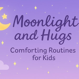 Morgen-Routine-Chart & Affirmationskarten + Audio | Ausdruckbare tägliche Routine für Kinder bei Moonlight and Hugs