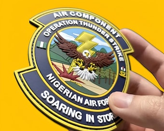 Custom PVC Patch: 2D/3D Rubber Design, Iron-On/Velcro/Sew-On