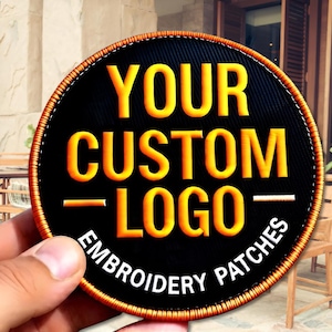 custom embroidered patches, Custom logo, create your own design, Iron on patch, sew on patch, velcro patch, fast turnaround time, free ship.