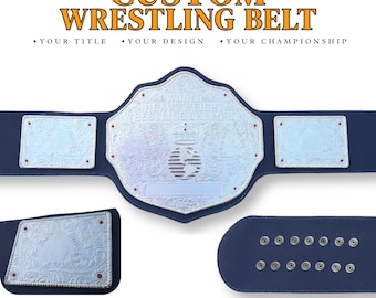 Custom Championship Belt, Personalized Wrestling Belt