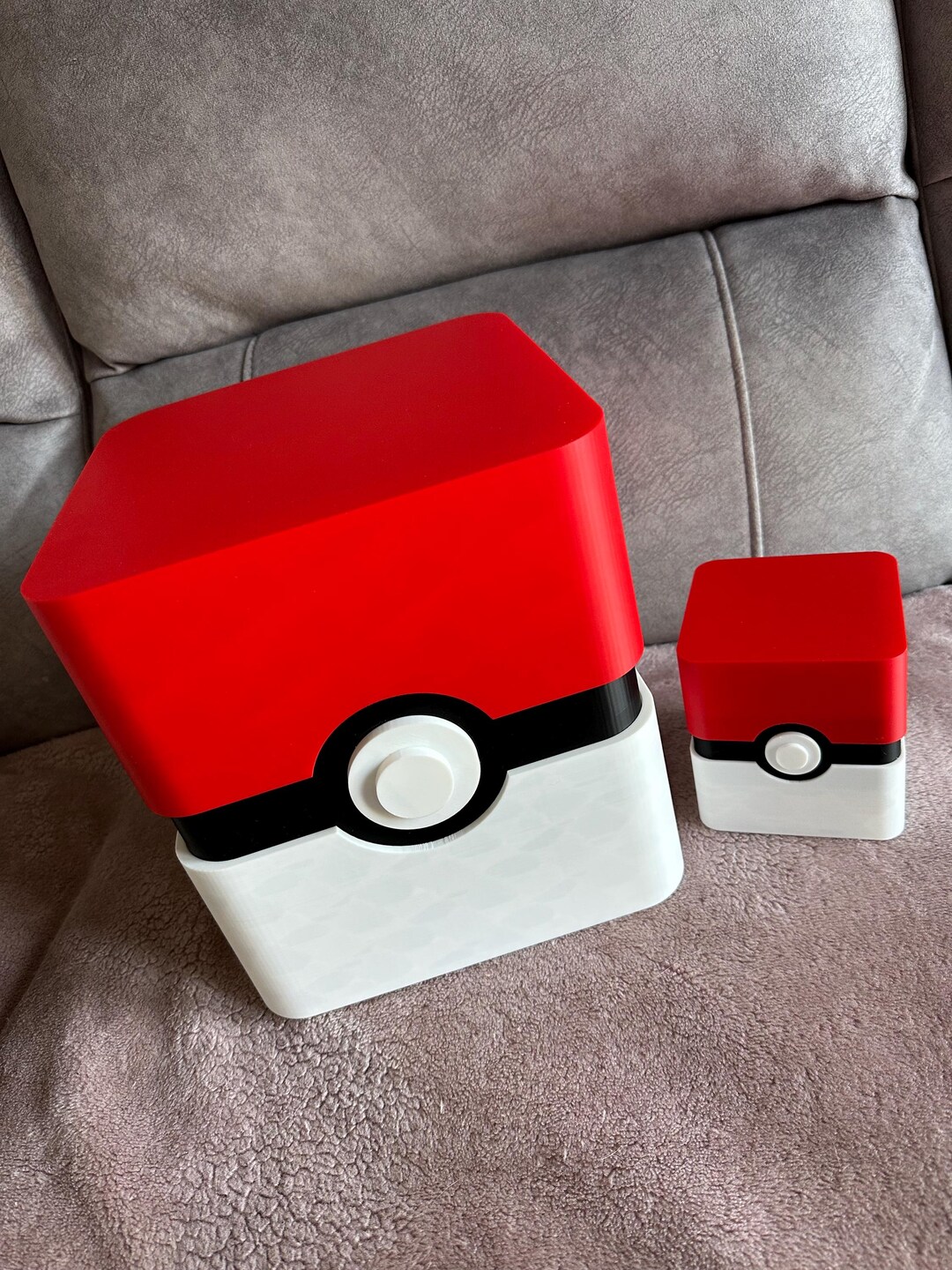 Pokemon-style Storage Display Box - Pokeball Decor - Etsy