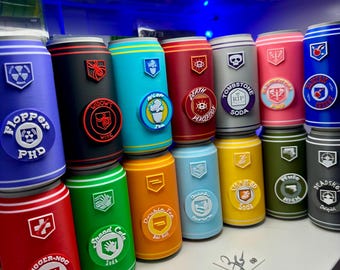 Latas de Perk de COD Zombies - Impresas en 3D, 12 cm de alto - Exhibición o accesorio para juegos - Perkacola