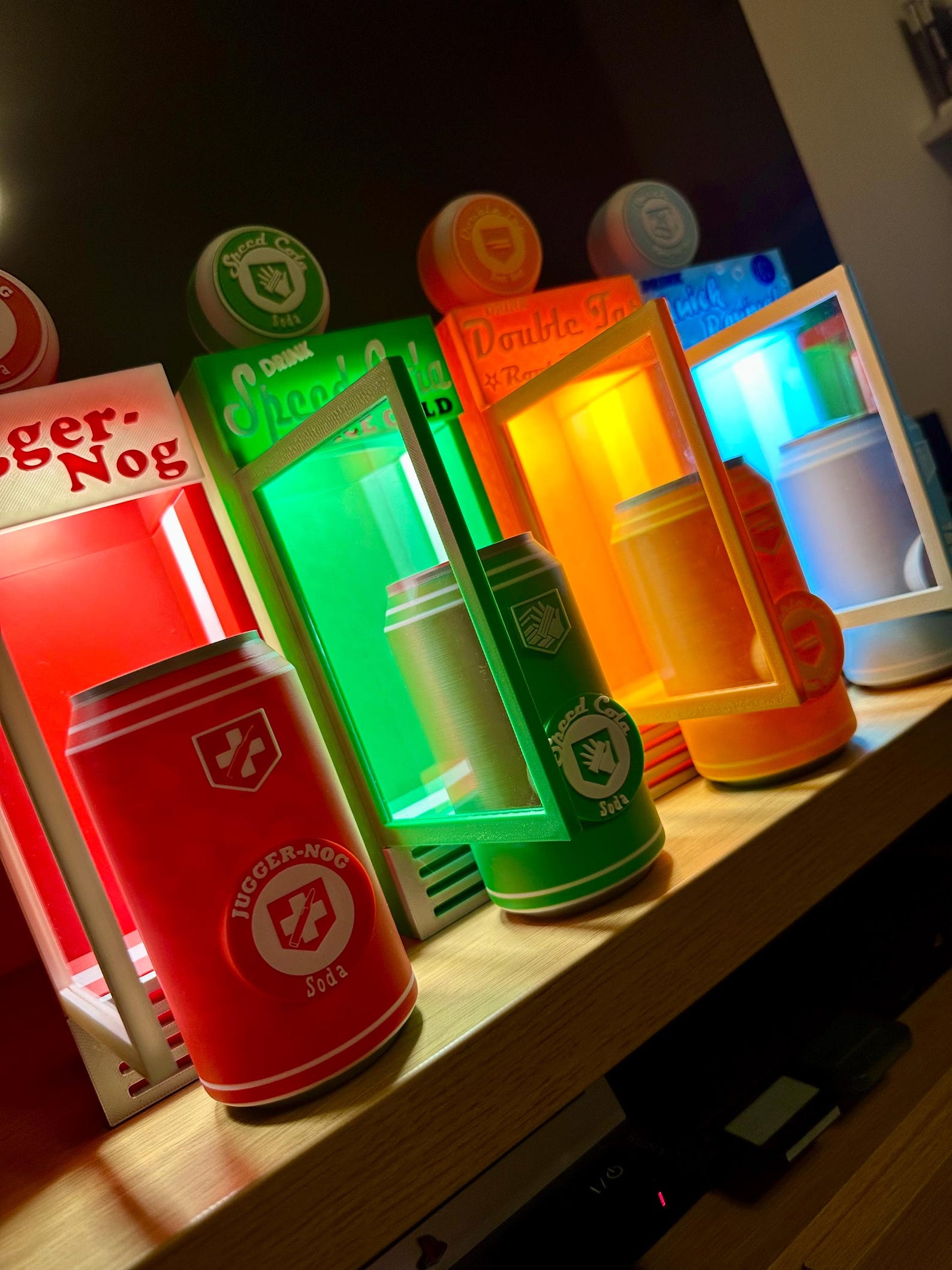 Led Cod Perks COD Zombies Perk Machine LED Display – 3D Printed Gamer Lamp Decor (USB ...